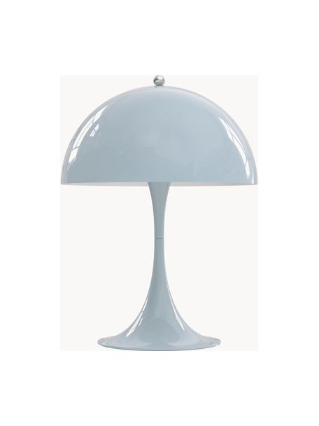 Lampa stołowa LED z funkcją przyciemniania Panthella, W 34 cm, Stelaż: aluminium powlekane, Jasnoniebieska stal, Ø 25 x 34 cm