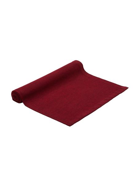 Stolový behúň Riva, 55 % bavlna, 45 % polyester, Červená, Š 40 x D 150 cm