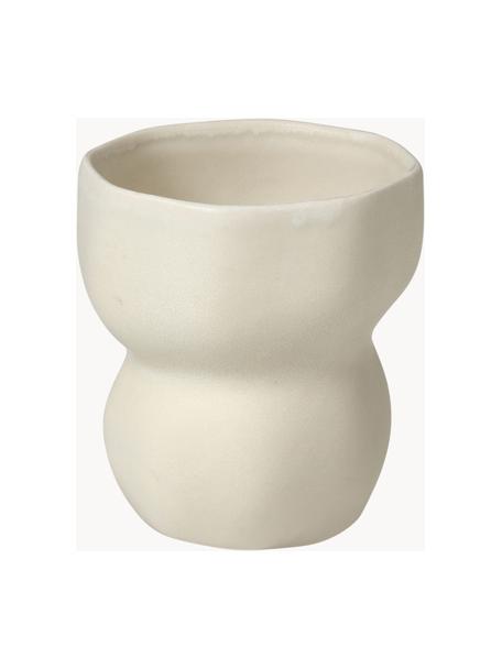 Taza artesanal con forma orgánica Limfjord, 200 ml, Gres, Beige claro, Ø 8 x Al 9 cm, 200 ml