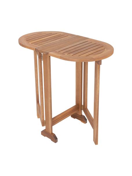 Składany stół ogrodowy z drewna akacjowego Wings, Drewno akacjowe z certyfikatem FSC®, Drewno akacjowe, S 80 x G 45 cm