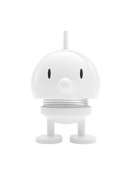 Objet décoratif Bumble, tailles variées, Plastique, métal, Blanc, Ø 5 x haut. 8 cm