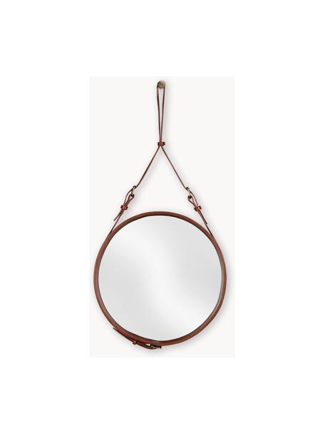 Miroir mural rond Adnet, tailles variées, Nougat, Ø 45 cm