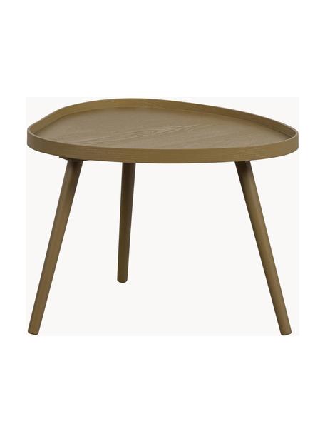 Drevený pomocný stolík v organickom tvare Mae, Drevo, Š 61 x V 40 cm