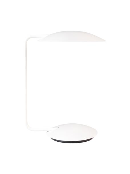 Lampada da tavolo Pixie, Paralume: metallo verniciato a polv, Base della lampada: metallo verniciato a polv, Bianco, Larg. 25 x Alt. 39 cm