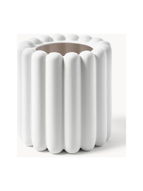 Cache-pot Mist, larg. 19 cm, Céramique, Luminaire : blanc, mat, Ø 19 x haut. 19 cm