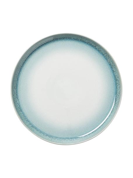 Mělké talíře z kameniny Havana, 4 ks, Glazovaná kamenina, Odstíny modré, Ø 28 cm, V 3 cm