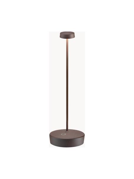 Lampa stołowa LED z funkcją przyciemniania Swap, Nugatowy, Ø 10 x 33 cm