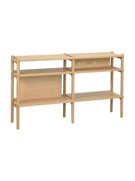 Regał z drewna dębowego Holton, Drewno dębowe, S 140 x W 81 cm