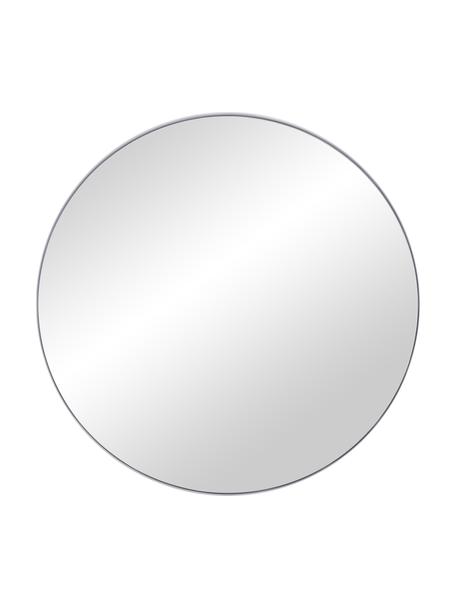 Okrúhle nástenné zrkadlo s bielym rámom Ivy, Biela, Ø 100 x H 3 cm