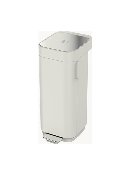 Papelera con tecnología airflow Porta, 40 L, Recipiente: plástico, Beige claro, An 28 x F 40 cm, 40 L