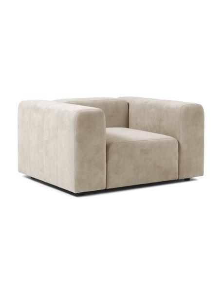 Poltrona Lena, Rivestimento: tessuto (88% poliestere, , Struttura: legno di pino, legno lami, Piedini: plastica, Tessuto beige, Larg. 134 x Prof. 106 cm