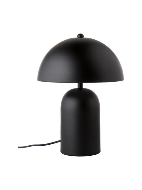 Lampada da tavolo retrò Walter, Paralume: metallo, Base della lampada: metallo, Nero opaco, Ø 25 x Alt. 33 cm