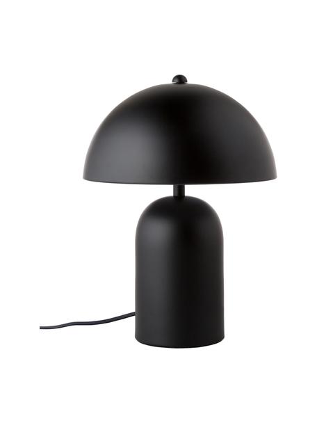 Petite lampe à poser rétro noire Walter, Noir mat, Ø 25 x haut. 33 cm
