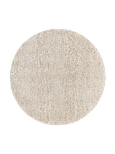 Handgewebter Runder Kurzflor-Teppich Ainsley in Beige, 60 % Polyester, GRS-zertifiziert
40 % Wolle, Beige, Ø 120 cm (Grösse S)
