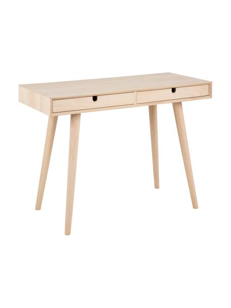 Malý psací stůl z dubu Century, Dubové dřevo, Š 100 cm, V 74 cm