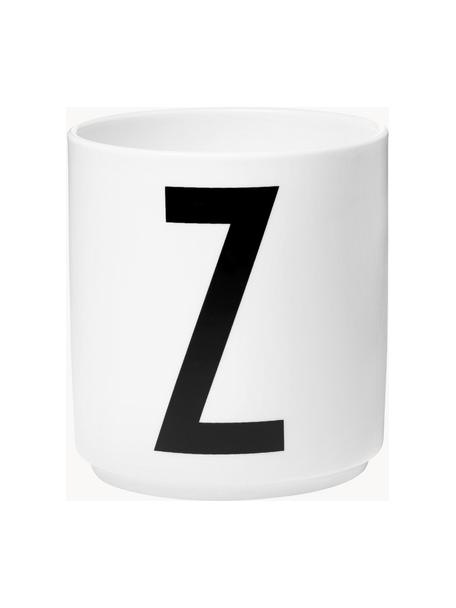 Kubek Personal (warianty od A do Z), Porcelana kostna (Fine Bone China)

Porcelana kostna to miękka porcelana wyróżniająca się wyjątkowym, półprzezroczystym połyskiem, Biały, czarny, Kubek Z, 250 ml