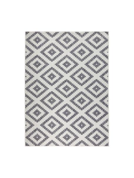 Tapis d'extérieur gris crème Malta, Gris, couleur crème, larg. 200 x long. 290 cm (taille L)