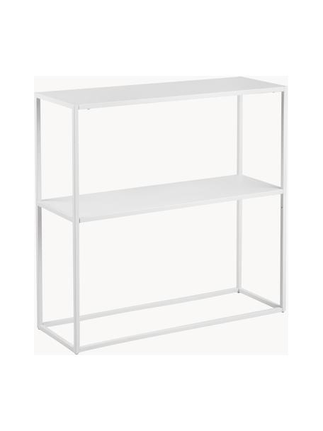 Étagère en métal Neptun, Métal, revêtement par poudre, Blanc, larg. 80 x haut 80 cm