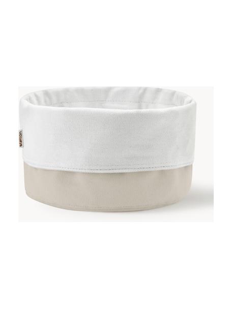 Corbeille à pain Helga, 100% coton, Blanc crème, Ø 23 cm