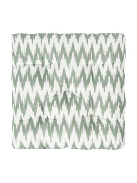 Outdoor-Sitzkissen Maillot mit Ikat Muster, 100 % Acryl

Das in diesem Produkt verwendete Material ist schadstoffgeprüft und zertifiziert nach STANDARD 100 by OEKO-TEX®, 2016OK0494, Grün, B 40 x L 40 cm