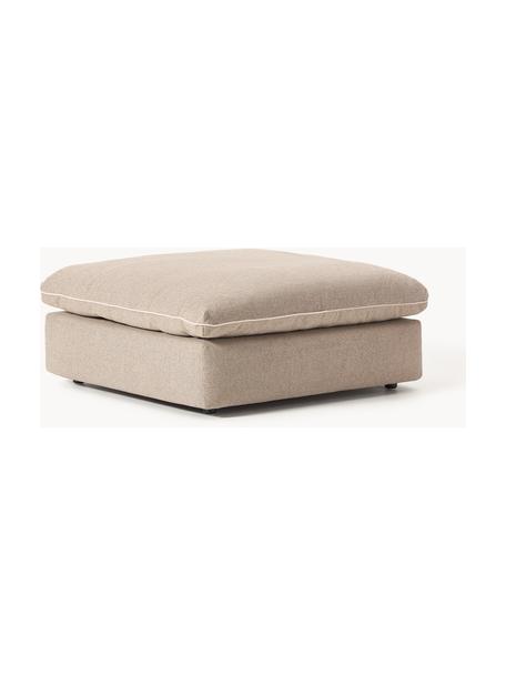 Hocker Felix, Bezug: 100 % Polyester Der strap, Gestell: Massives Kiefern- und Fic, Webstoff Beige, B 100 x T 110 cm