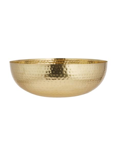 Grande coupe Zana Ø 35 cm, Fer, laqué et martelé, Couleur dorée, Ø 35 x haut. 13 cm