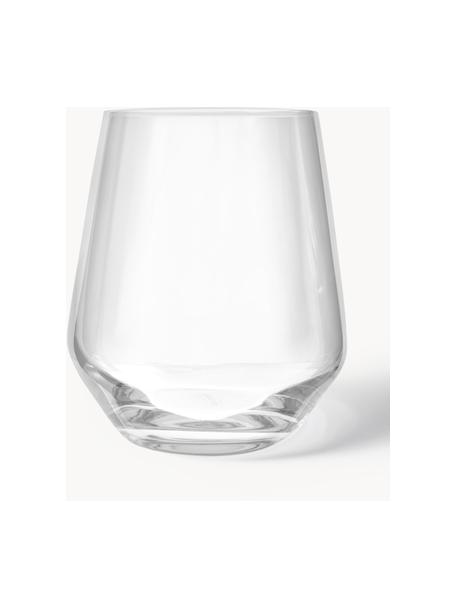 Vasos de cristal Revolution, 6 uds., Cristal 

¡Trae el brillo del cristal a tu mesa de comedor! El cristal es excepcionalmente transparente y pesado, lo que significa que se siente valioso y al mismo tiempo tiene un buen aspecto. Además, los delicados cortes hacen de cada pieza un detalle especial, práctico y bonito., Transparente, Ø 9 x Al 11 cm, 470 ml