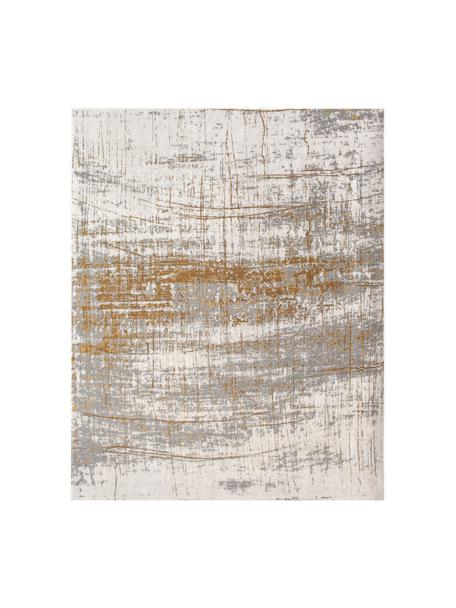 Tapis design à poils ras Griff, Ocre, tons gris, larg. 280 x long. 360 cm (taille XL)