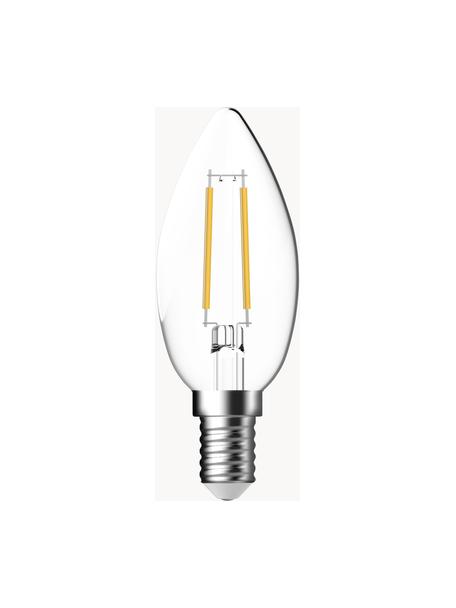 Ampoule E14, blanc chaud, 2 pièces, Transparent, Ø 4 x haut. 10 cm
