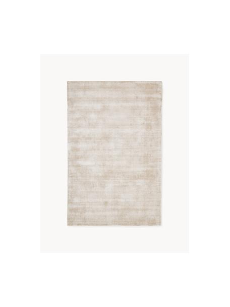 Tapis en viscose tissé main Jane, Beige clair, larg. 120 x long. 180 cm (taille S)