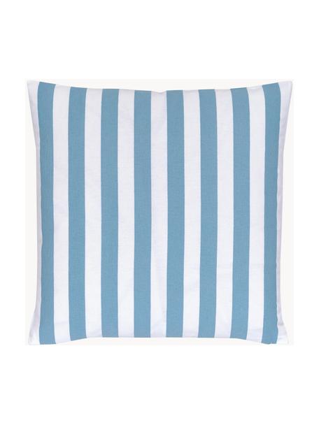 Poszewka na poduszkę Timon, 100% bawełna, Niebieski, biały, S 50 x D 50 cm