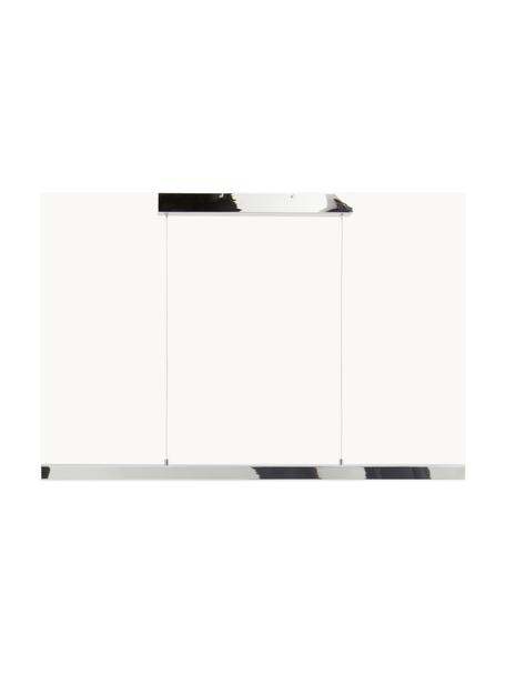 Lampada a sospensione a LED con luce regolabile Hyperion, Argentato, Larg. 120 x Alt. 5 cm