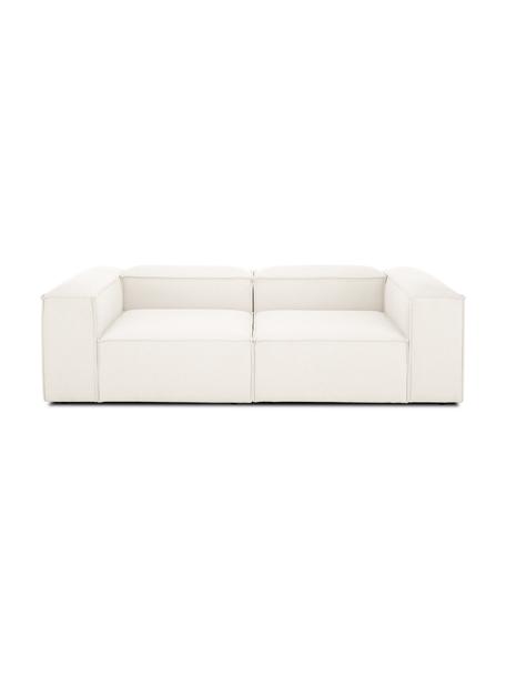 Modulares Sofa Lennon (3-Sitzer) in Beige, Bezug: 100% Polyester Der strapa, Gestell: Massives Kiefernholz, Spe, Webstoff Beige, B 238 x T 119 cm
