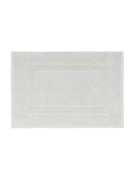 Tappeto bagno grigio chiaro Katharina, 100% cotone, qualità pesante, 900 g/m², Grigio chiaro, Larg. 50 x Lung. 70 cm
