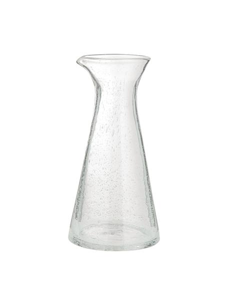 Karafka ze szkła dmuchanego Bubble, 800 ml, Szkło dmuchane, Transparentny, 800 ml