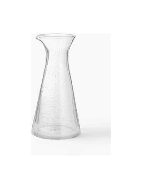 Jarra de vidrio soplado a mano Bubble, 800 ml, Vidrio soplado artesanalmente, Transparente, 800 ml