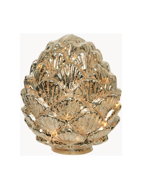 Dekoracja świetlna LED Paulina, Tworzywo sztuczne, Odcienie srebrnego, Ø 17 x W 19 cm