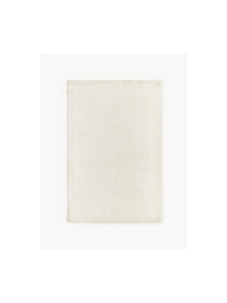 Tapis à poils courts Kari, 100 % polyester, certifié GRS, Blanc crème, larg. 200 x long. 300 cm (taille L)
