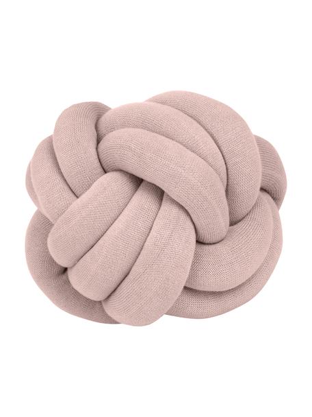 Cuscino annodato Twist, Rosa, Ø 30 cm