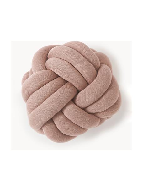 Puf nudo Twist, Rosa palo, Ø 30 cm