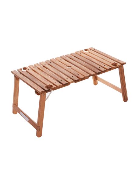 Sklápací záhradný stôl Paknik, Tíkové drevo, Tíkové drevo, Š 71 x V 33 cm