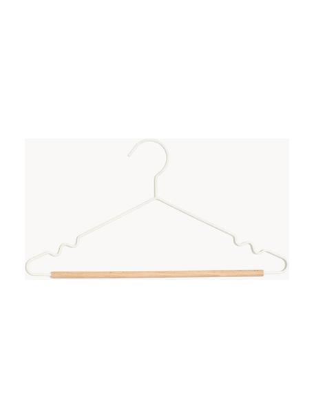 Cintres Kids Top, 10 pièces, Bois, acier, revêtement par poudre, Blanc, larg. 31 x haut. 18 cm