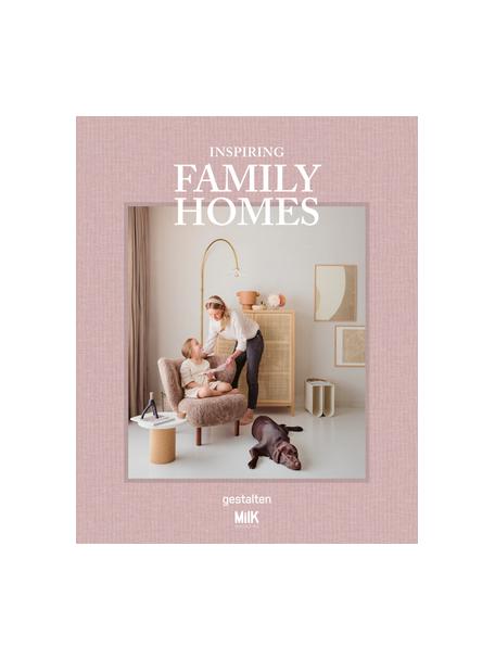 Kniha Inspiring Family Homes, Papír, Růžová, Š 24 cm, D 30 cm