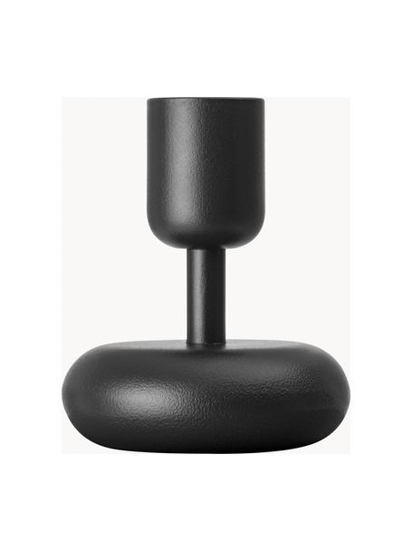 Portacandele piccolo Nappula, alt. 11 cm, Acciaio verniciato a polvere, Antracite, Ø 9 x Alt. 11 cm