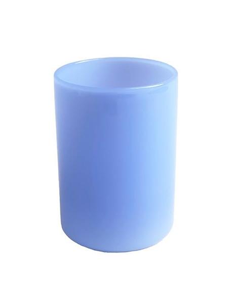 Waterglas Milky Favourite, Borosilicaatglas, Blauw, Ø 8 x H 11 cm, 350 ml