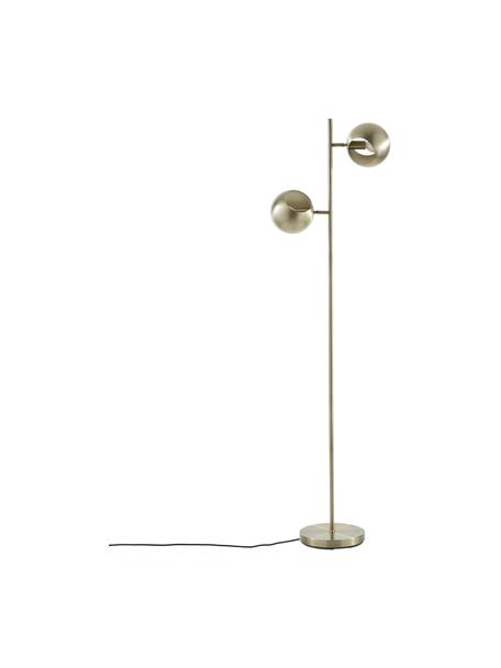 Lámpara de lectura de latón Edgar, Pantalla: metal pintado, Cable: plástico, Latón con efecto envejecido, An 40 x Al 145 cm