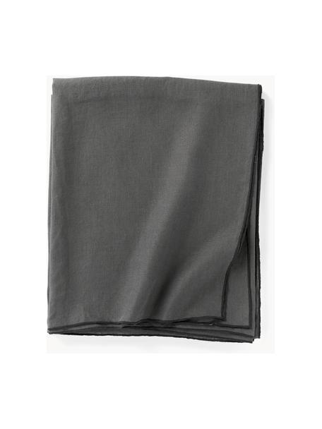 Nappe en lin avec passepoil Kennedy, 100 % lin délavé

Le lin est une fibre naturelle qui se caractérise par ses propriétés respirantes, sa résistance et son toucher doux

Le matériau est certifié STANDARD 100 OEKO-TEX®, 6760CIT, CITEVE, Anthracite, noir, 8-10 personnes (long. 320 x larg. 140 cm)