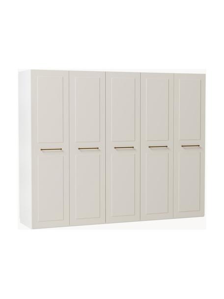 Armario modular Charlotte, 5 puertas (250 cm), diferentes variantes, Estructura: tablero aglomerado revest, Beige, Interior Basic (An 250 x Al 200 cm)