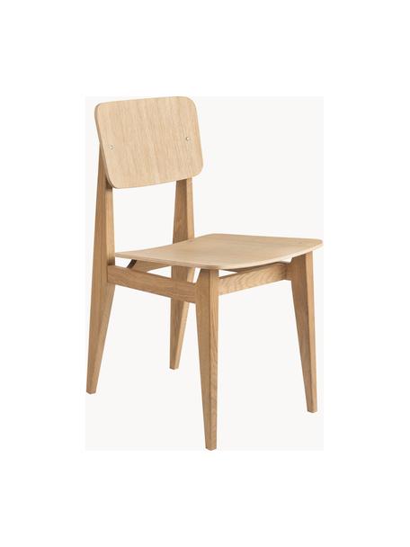 Houten stoel C-Chair van eikenhout, Eikenhout, Eikenhout, B 41 x D 53 cm