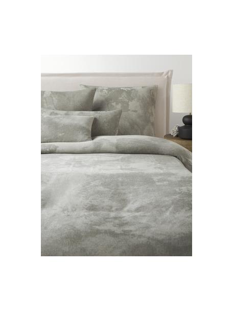 Poszwa na kołdrę z bawełny Marcella, Odcienie zielonego, S 155 x D 220 cm